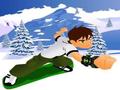 Ben 10 snowboard i chwarae ar-lein