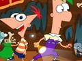 Phineas a Ferb o dan y ddaear i chwarae ar-lein