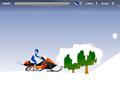 Stunt snowmobile i chwarae ar-lein